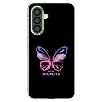 Picasee διαφανής θήκη σιλικόνης Samsung Galaxy A26 5G A266B - Diamanty Purple