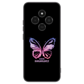 Picasee Μαύρη θήκη σιλικόνης για Xiaomi Poco C75 - Diamanty Purple