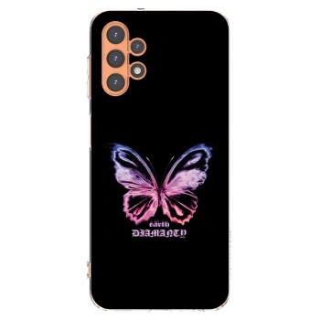 Picasee διαφανής θήκη σιλικόνης Samsung Galaxy A13 5G - Diamanty Purple
