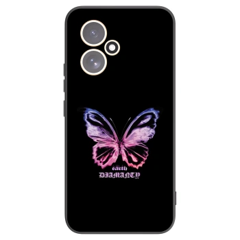 Picasee Μαύρη θήκη σιλικόνης για Honor 400 5G - Diamanty Purple