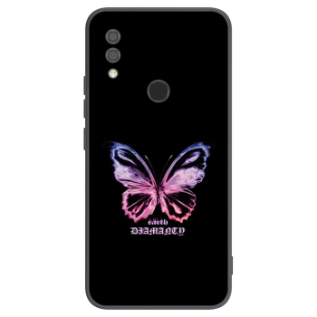 Picasee Μαύρη θήκη σιλικόνης για Xiaomi Redmi 7 - Diamanty Purple