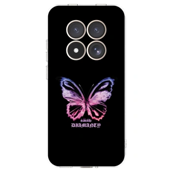 Picasee διαφανής θήκη σιλικόνης Xiaomi Redmi Note 15 Pro 4G - Diamanty Purple