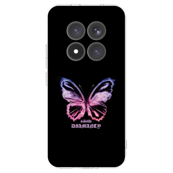 Picasee διαφανής θήκη σιλικόνης Xiaomi Redmi Note 15 Pro+ - Diamanty Purple