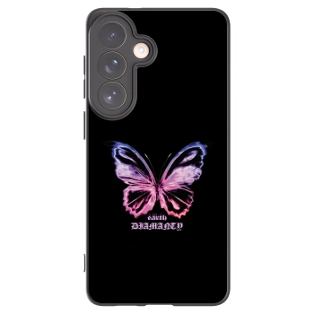 Picasee Μαύρη θήκη σιλικόνης για Samsung Galaxy S26+ - Diamanty Purple