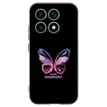 Picasee Μαύρη θήκη σιλικόνης για Xiaomi 17 - Diamanty Purple