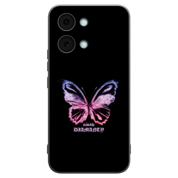 Picasee Μαύρη θήκη σιλικόνης για Xiaomi Poco X8 Pro Max - Diamanty Purple