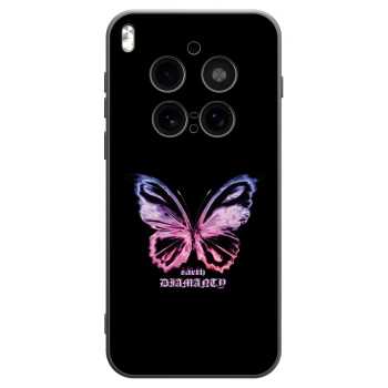 Picasee Μαύρη θήκη σιλικόνης για Vivo X300 Pro - Diamanty Purple
