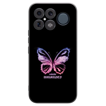 Picasee Μαύρη θήκη σιλικόνης για Xiaomi Poco F8 Ultra - Diamanty Purple