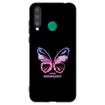 Picasee Μαύρη θήκη σιλικόνης για Honor 20 Lite - Diamanty Purple