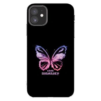 Picasee διαφανής θήκη σιλικόνης Apple iPhone 11 - Diamanty Purple