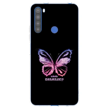 Picasee διαφανής θήκη σιλικόνης Xiaomi Redmi Note 8T - Diamanty Purple