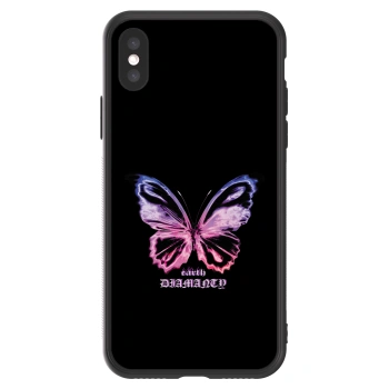 Picasee ULTIMATE CASE για Apple iPhone X/XS - Diamanty Purple