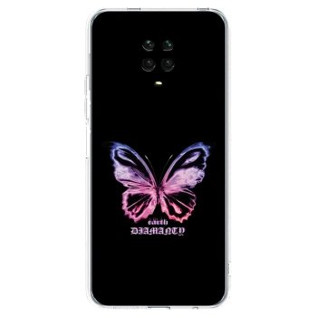Picasee διαφανής θήκη σιλικόνης Xiaomi Redmi Note 9S - Diamanty Purple