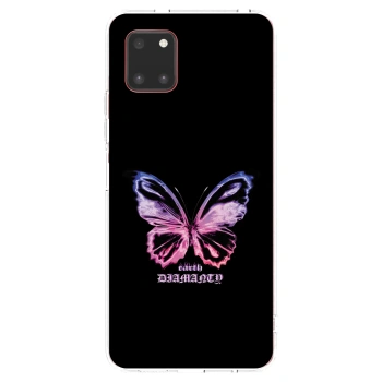 Picasee διαφανής θήκη σιλικόνης Samsung Galaxy Note 10 Lite N770F - Diamanty Purple