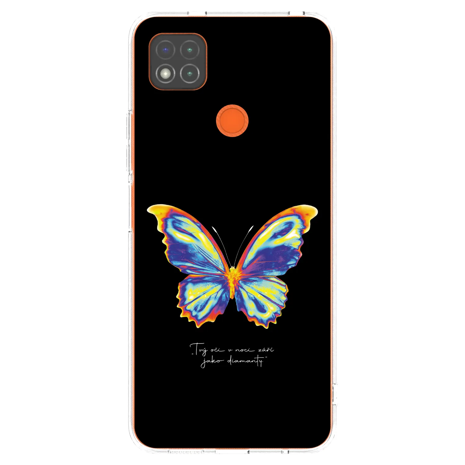 Picasee διαφανής θήκη σιλικόνης Xiaomi Redmi 9C - Diamanty Black