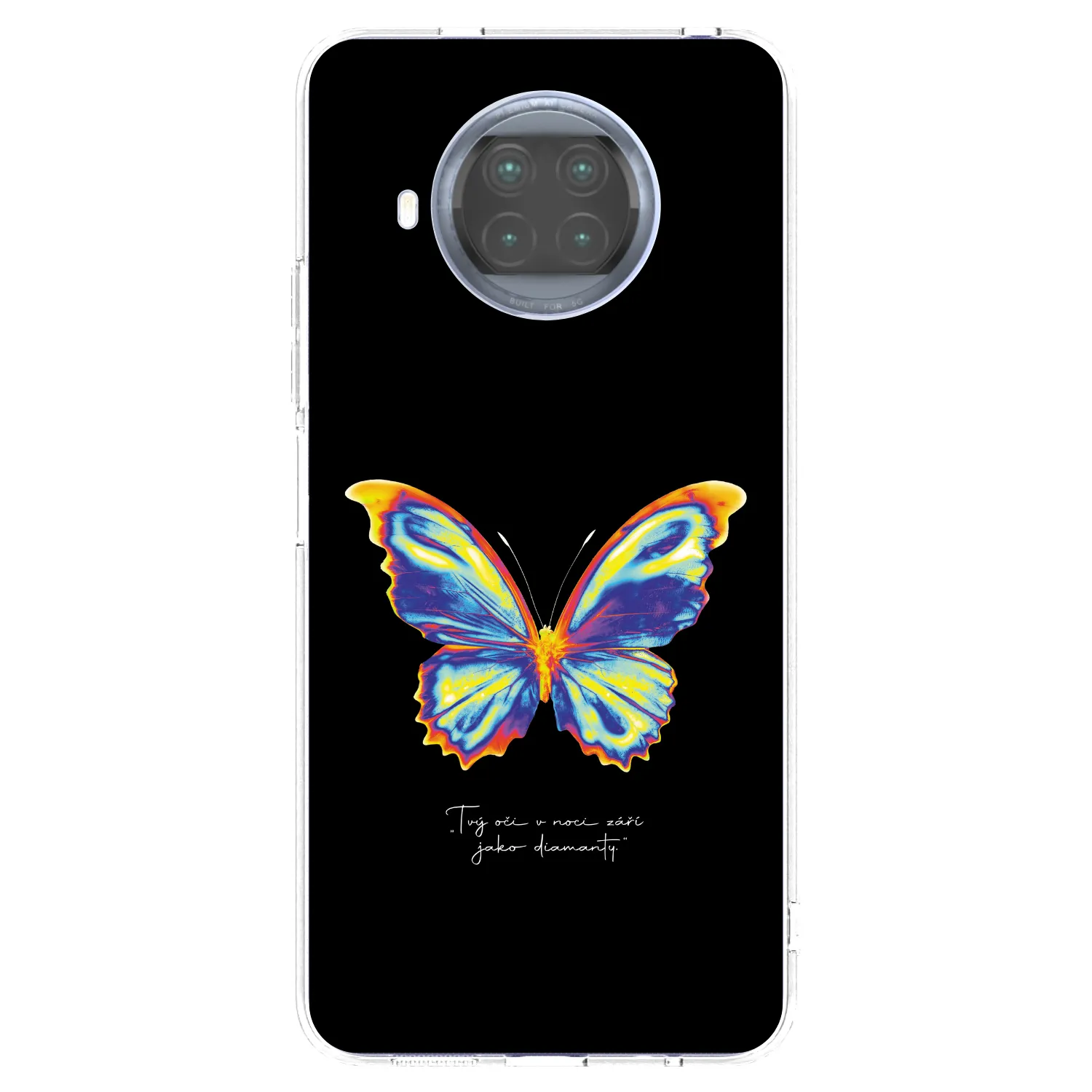 Picasee διαφανής θήκη σιλικόνης Xiaomi Mi 10T Lite - Diamanty Black