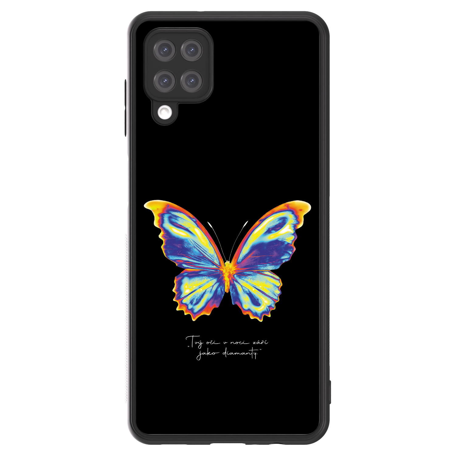 Picasee ULTIMATE CASE για Samsung Galaxy A12 A125F - Diamanty Black