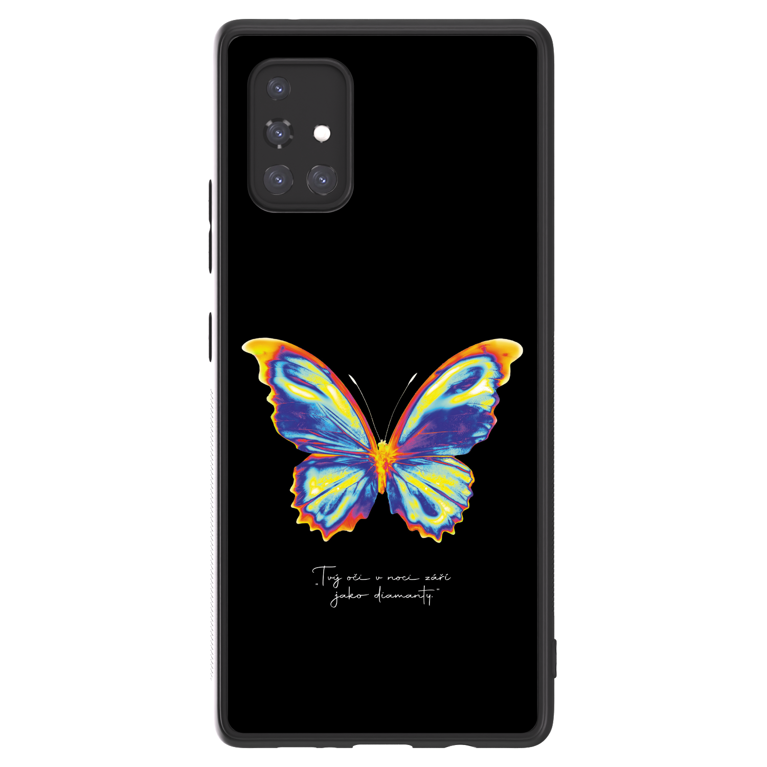 Picasee ULTIMATE CASE για Samsung Galaxy A71 A715F - Diamanty Black