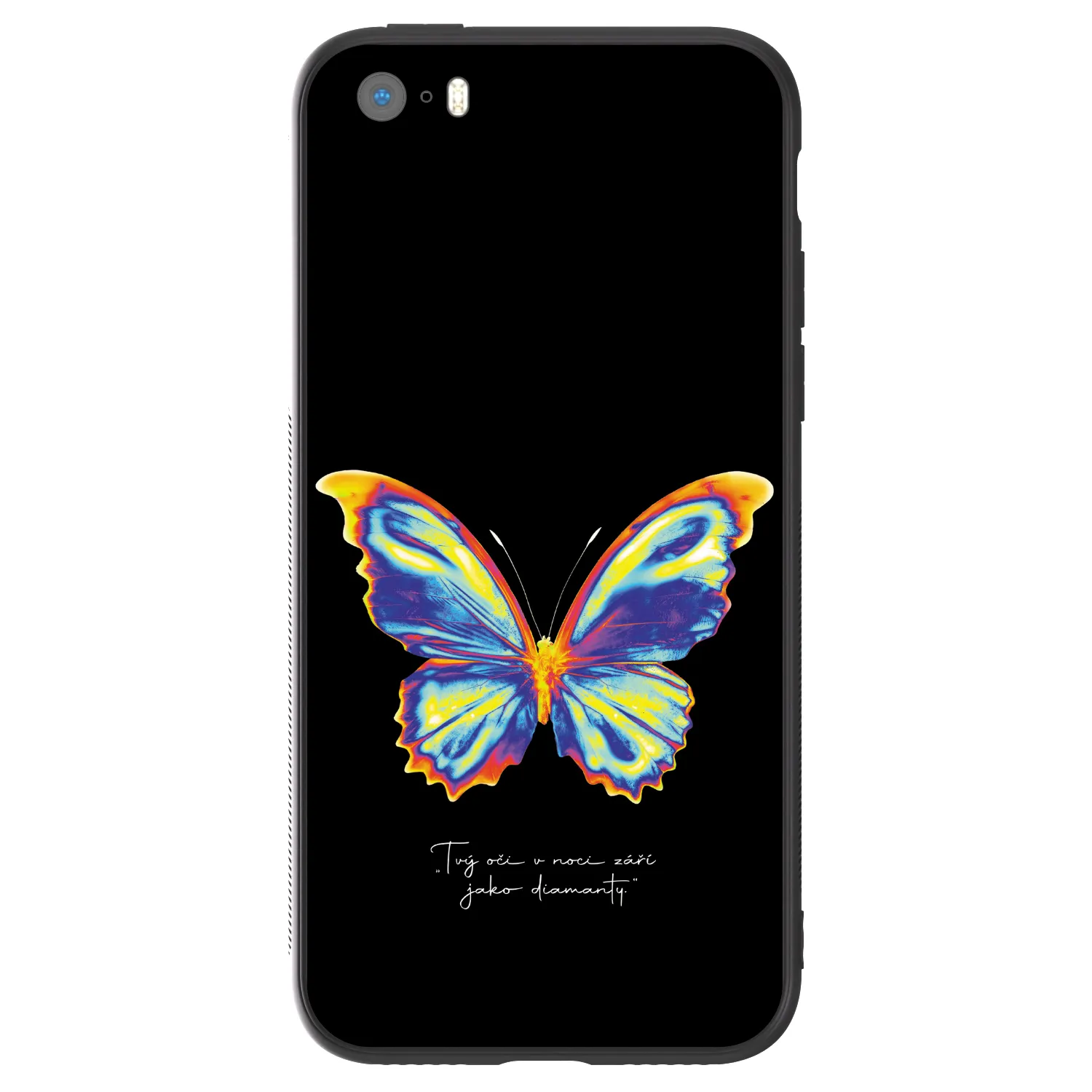 Picasee ULTIMATE CASE για Apple iPhone 5/5S/SE - Diamanty Black