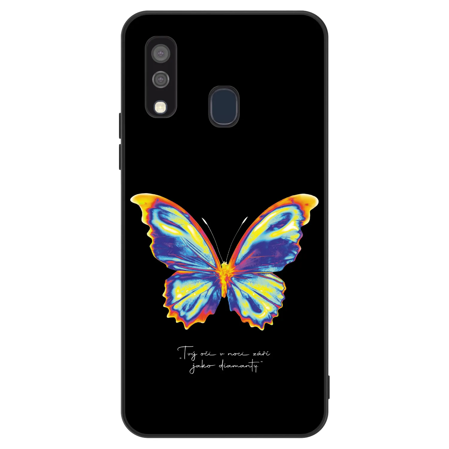 Picasee ULTIMATE CASE για Samsung Galaxy A40 A405F - Diamanty Black