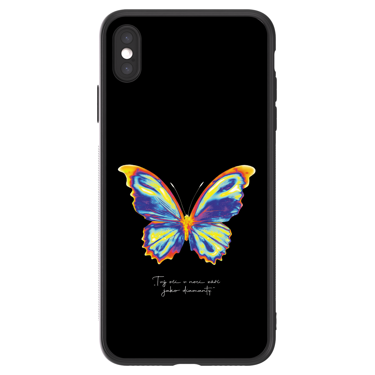 Picasee ULTIMATE CASE για Apple iPhone XS Max - Diamanty Black