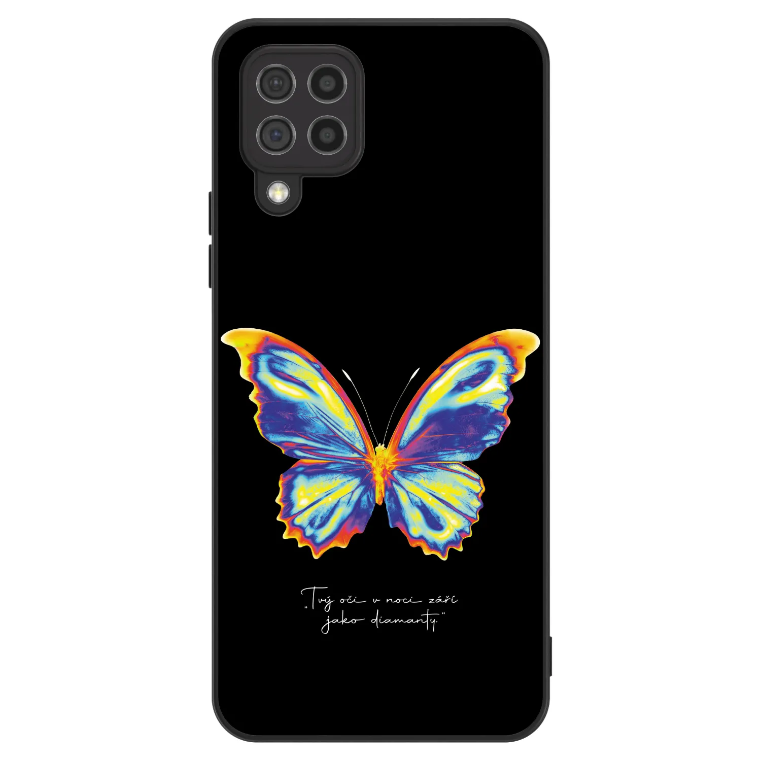 Picasee ULTIMATE CASE για Samsung Galaxy A22 A225F 4G - Diamanty Black