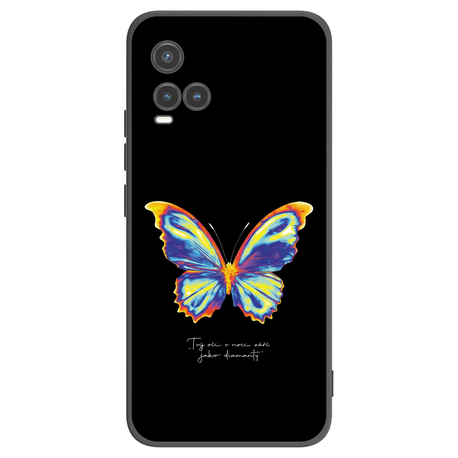 Picasee Μαύρη θήκη σιλικόνης για Vivo Y33s - Diamanty Black