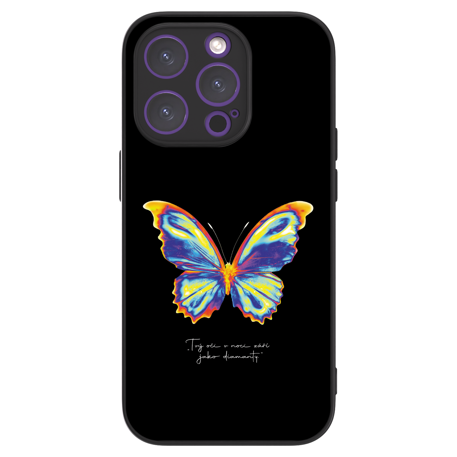 Picasee ULTIMATE CASE για Apple iPhone 14 Pro - Diamanty Black