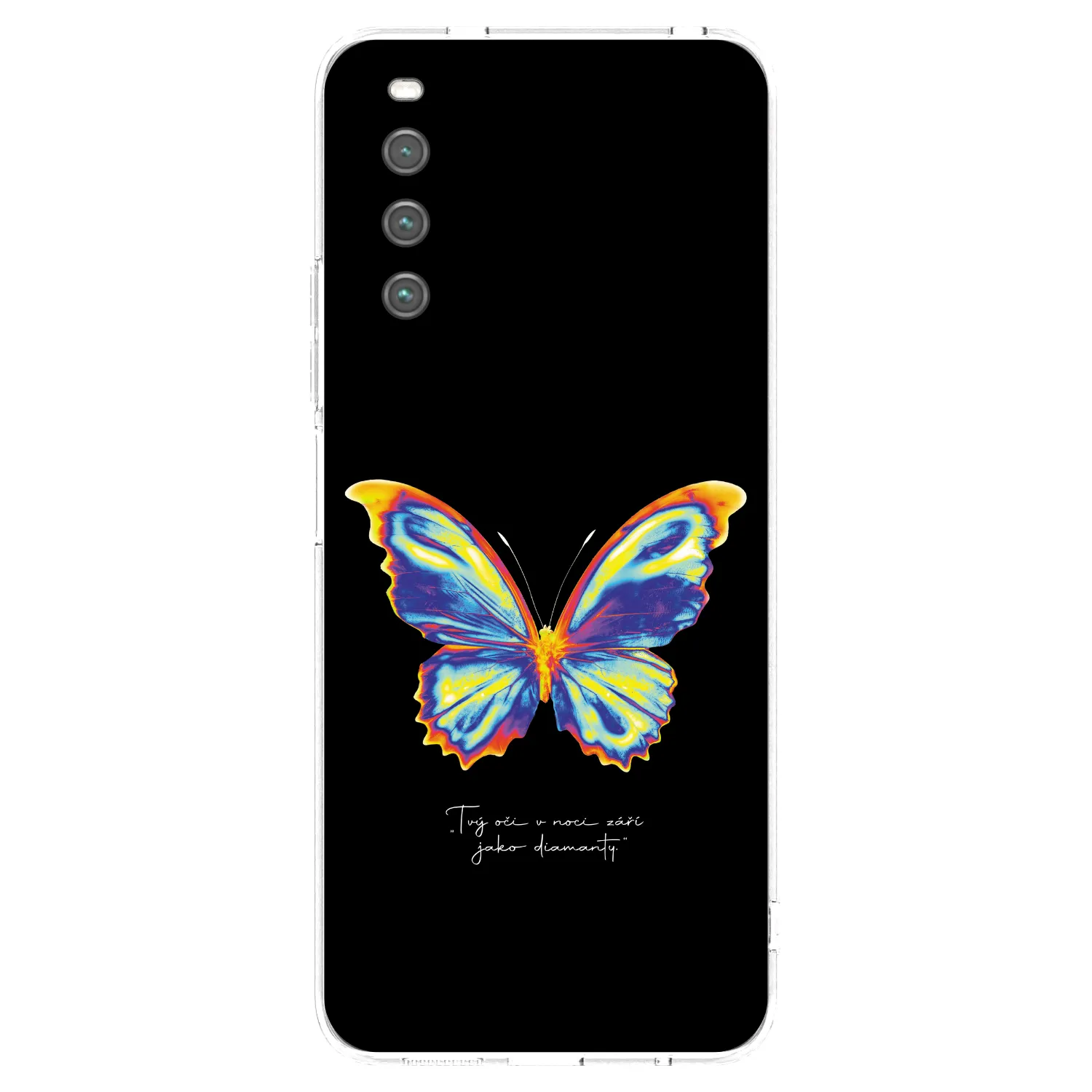 Picasee διαφανής θήκη σιλικόνης Sony Xperia 10 IV 5G - Diamanty Black