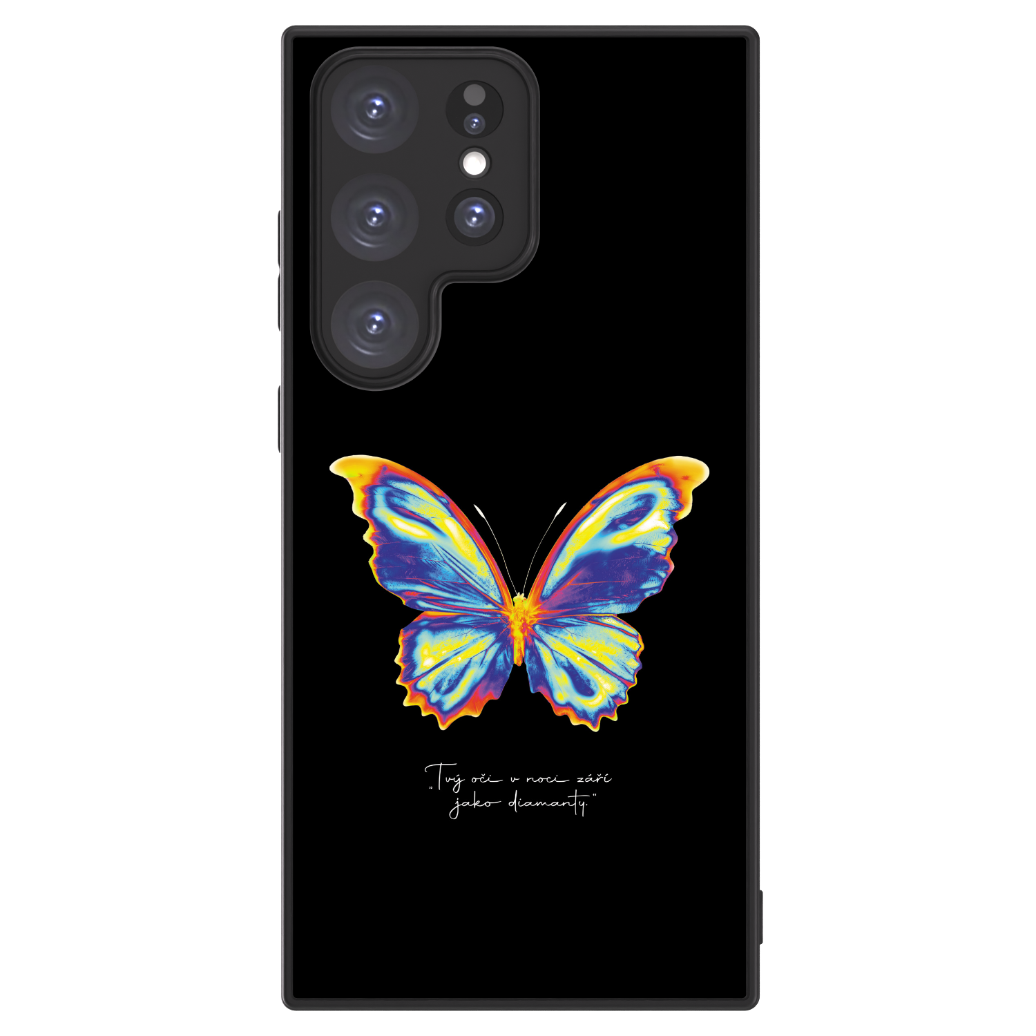 Picasee ULTIMATE CASE για Samsung Galaxy S23 Ultra 5G - Diamanty Black
