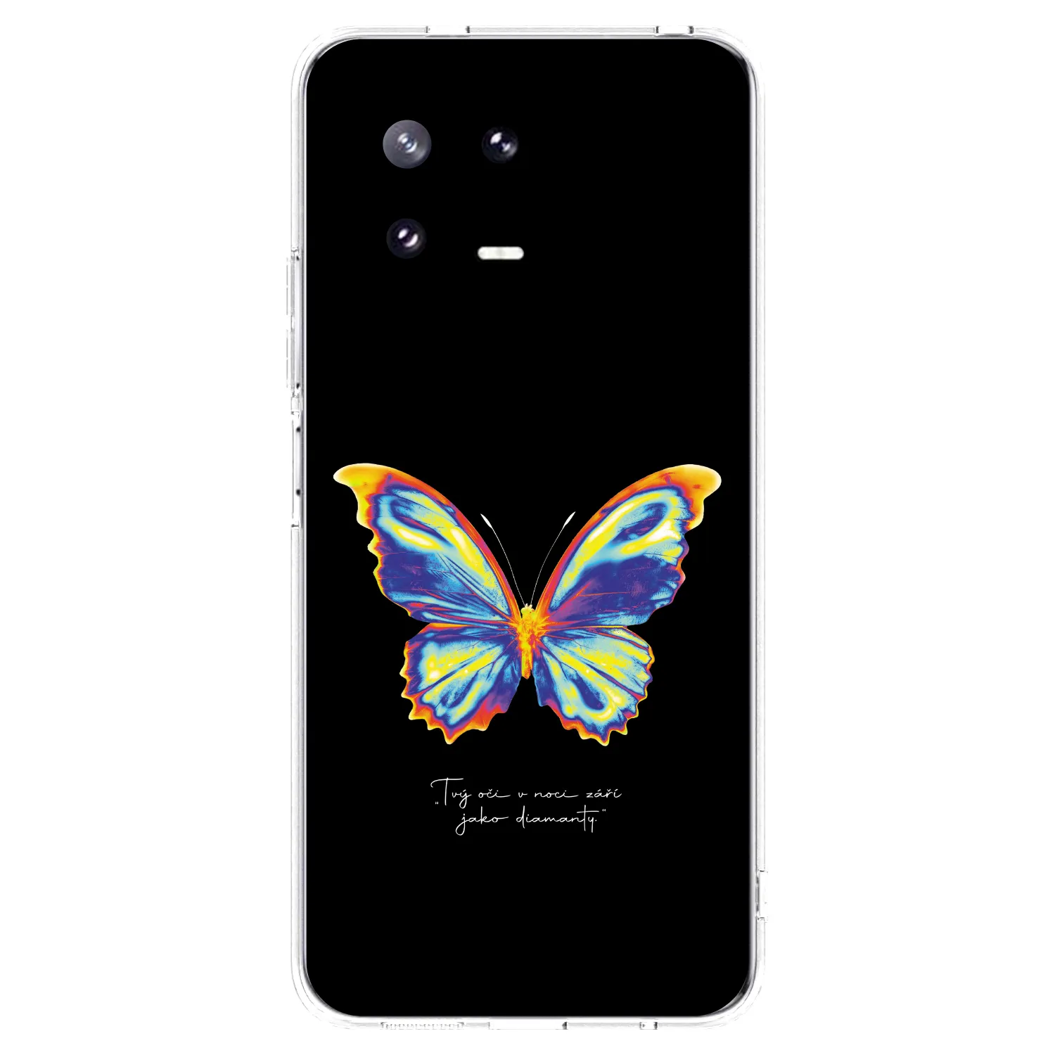 Picasee διαφανής θήκη σιλικόνης Xiaomi 13 Pro - Diamanty Black