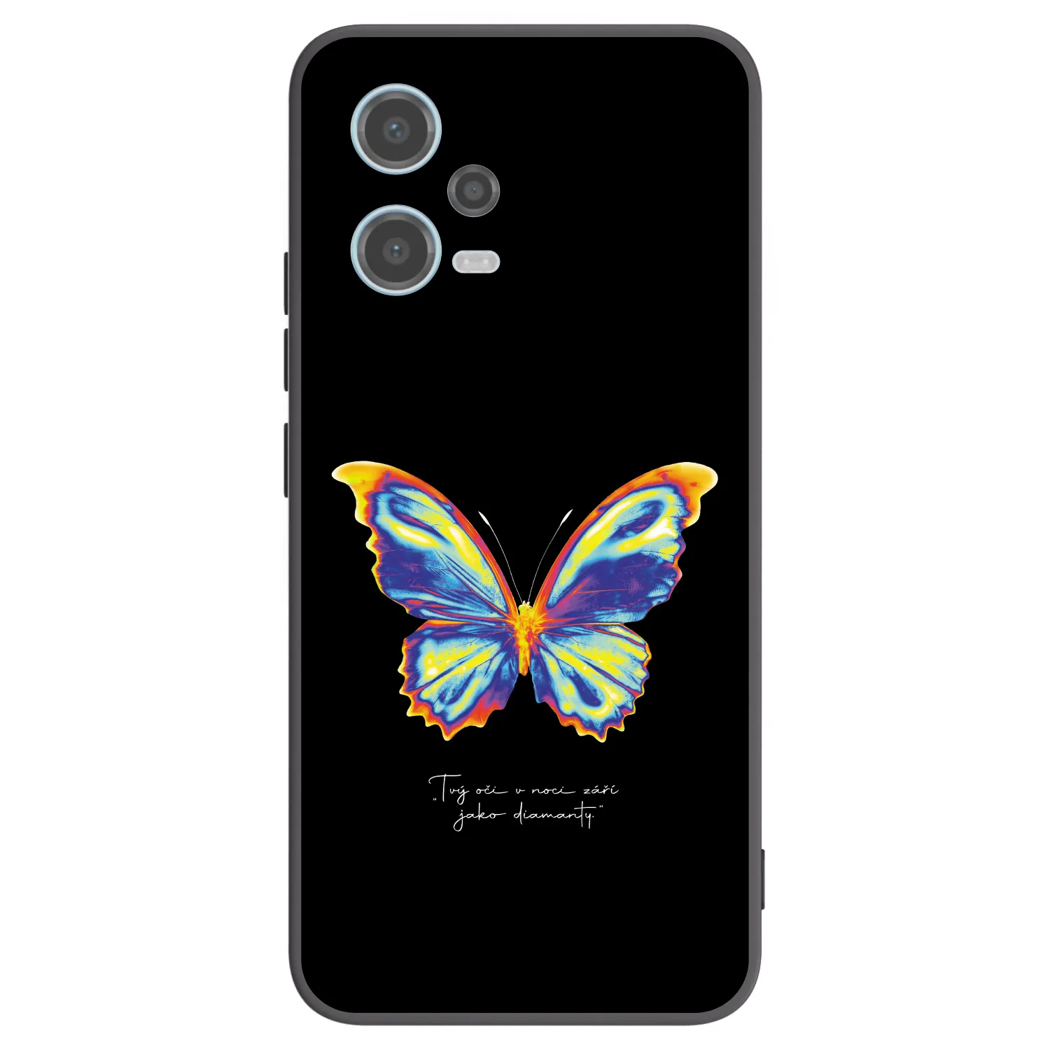 Picasee Μαύρη θήκη σιλικόνης για Xiaomi Redmi Note 12 5G - Diamanty Black