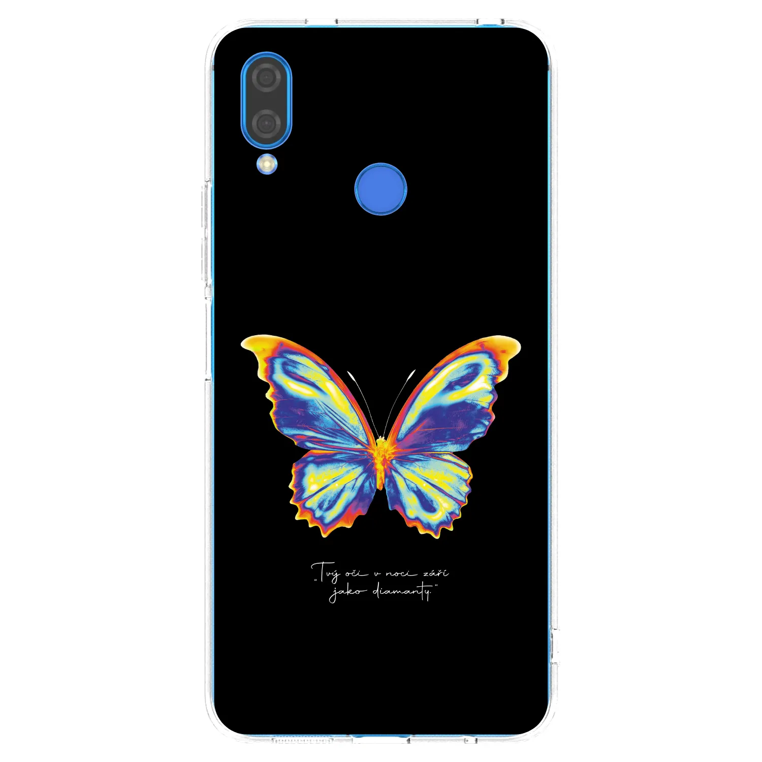 Picasee διαφανής θήκη σιλικόνης Huawei Nova 3i - Diamanty Black
