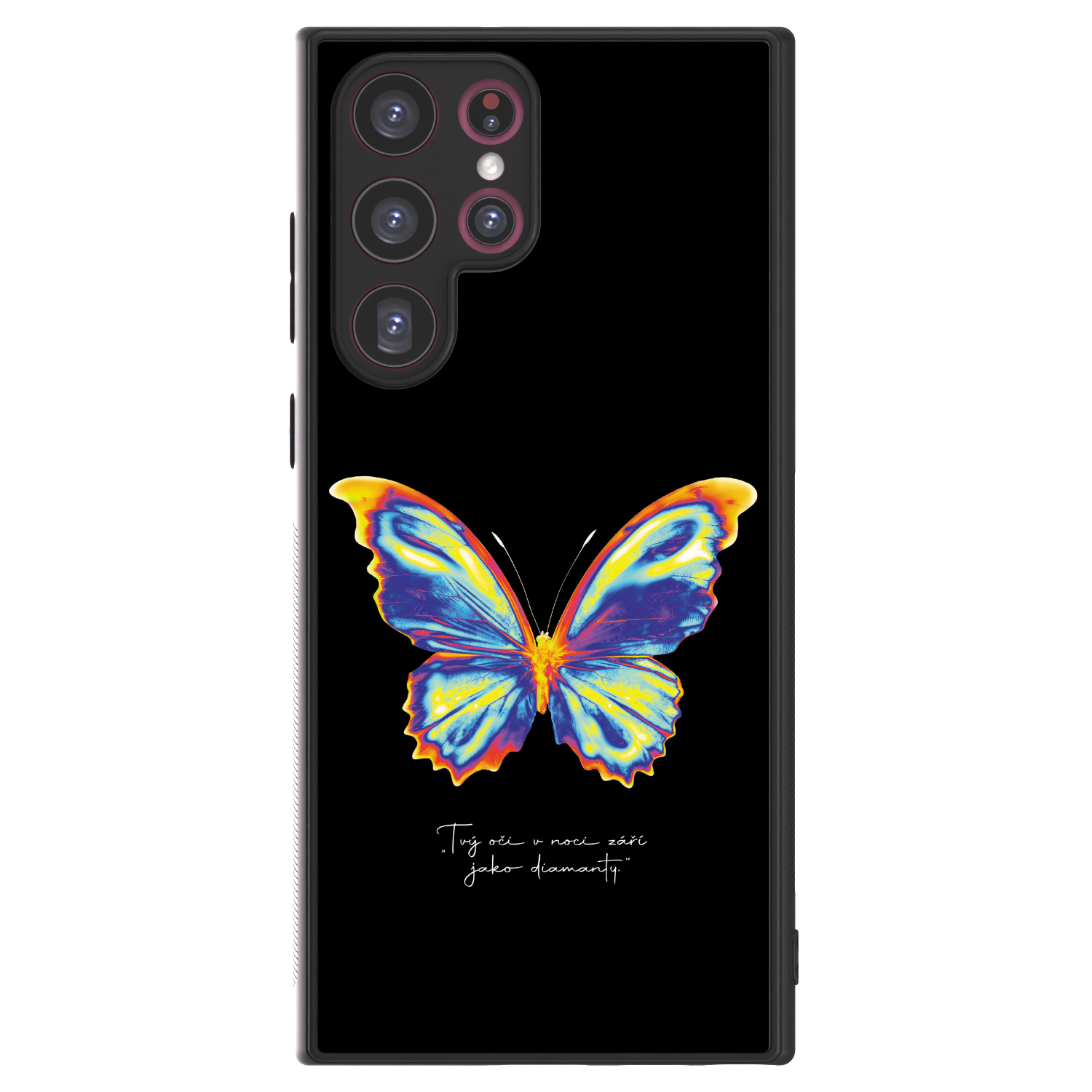 Picasee ULTIMATE CASE PowerShare για Samsung Galaxy S22 Ultra 5G - Diamanty Black