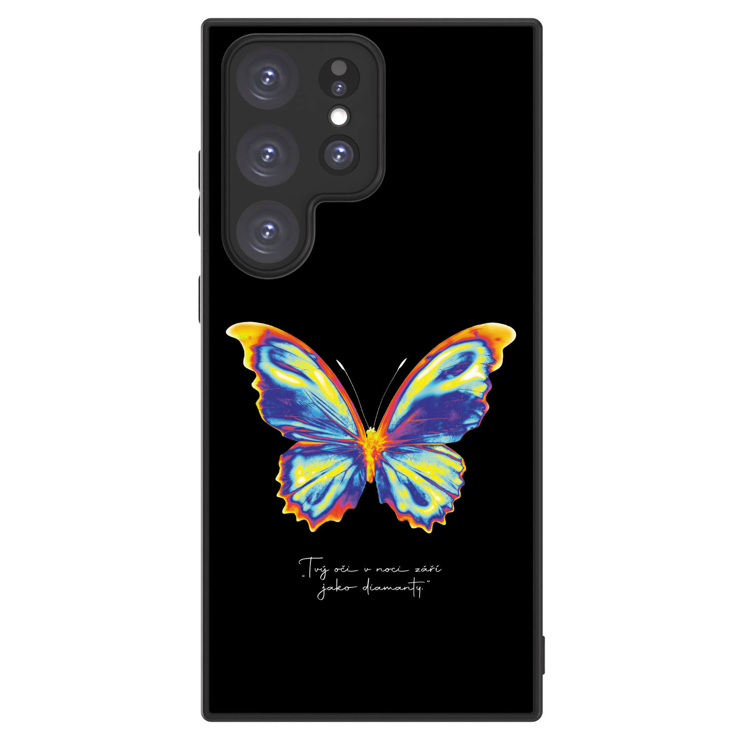 Picasee ULTIMATE CASE PowerShare για Samsung Galaxy S23 Ultra 5G - Diamanty Black