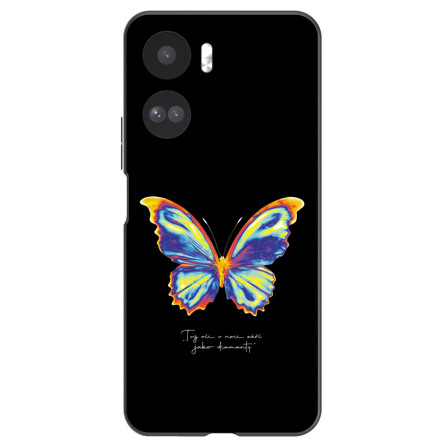 Picasee Μαύρη θήκη σιλικόνης για Honor 90 Lite 5G - Diamanty Black
