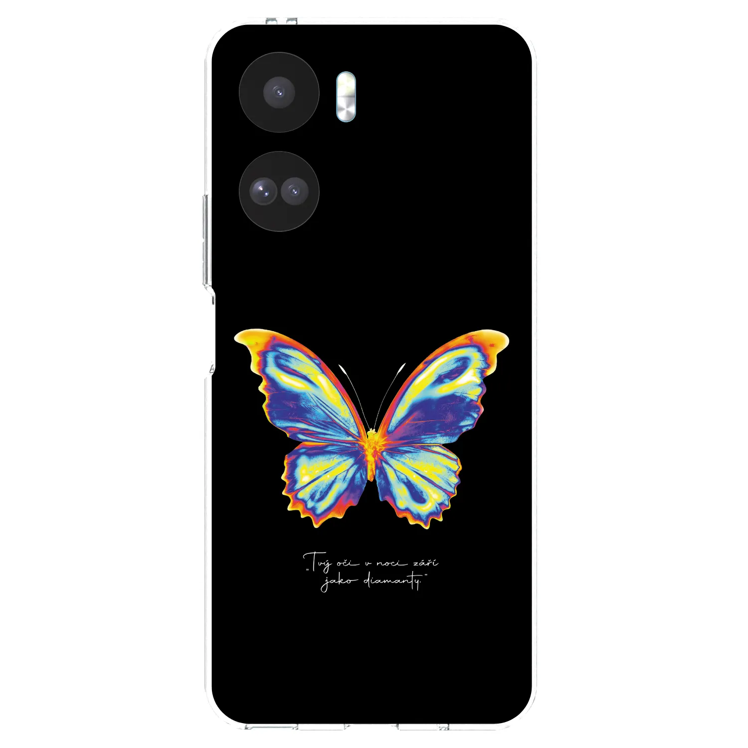 Picasee διαφανής θήκη σιλικόνης Honor 90 Lite 5G - Diamanty Black
