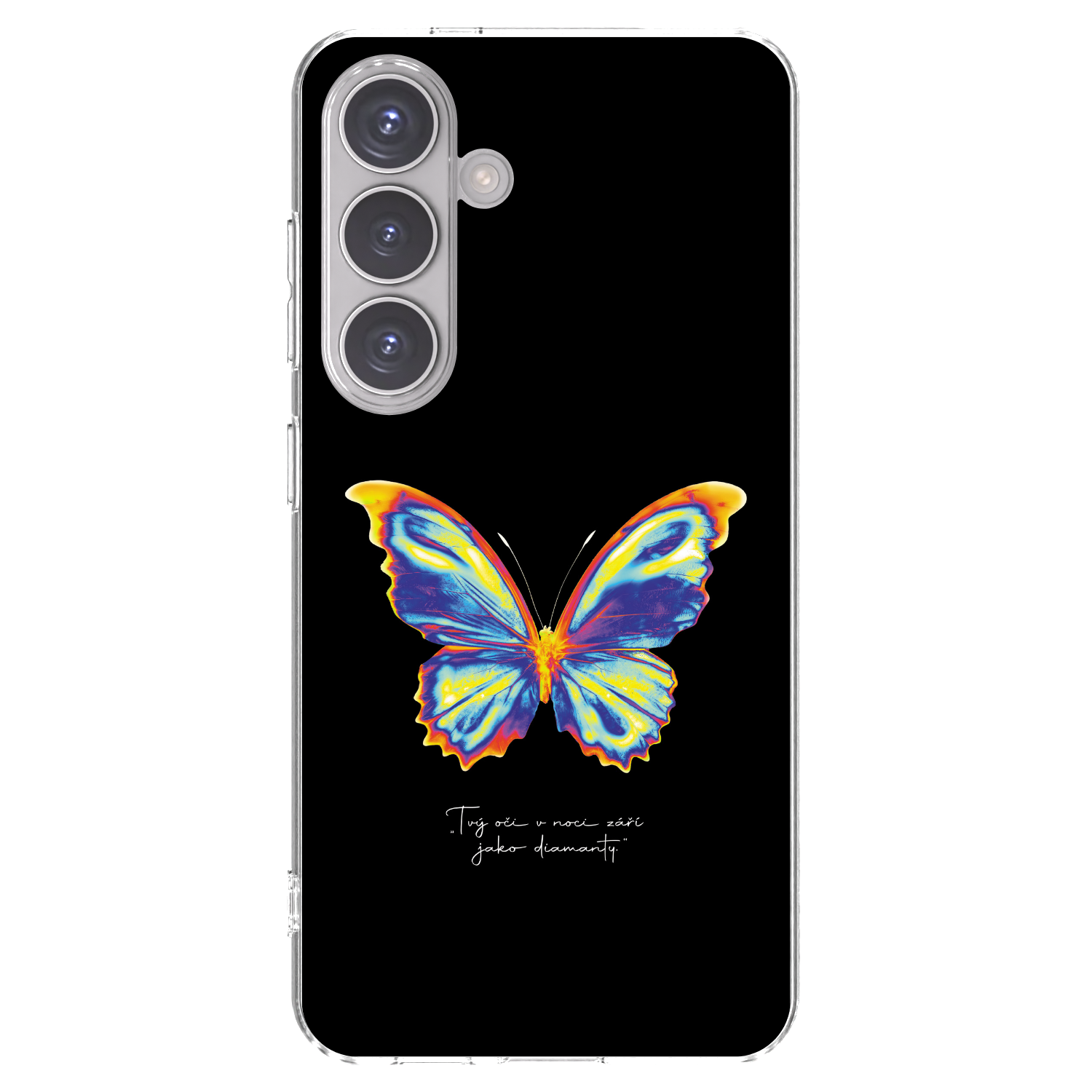 Picasee διαφανής θήκη σιλικόνης Samsung Galaxy S24 S921B 5G - Diamanty Black