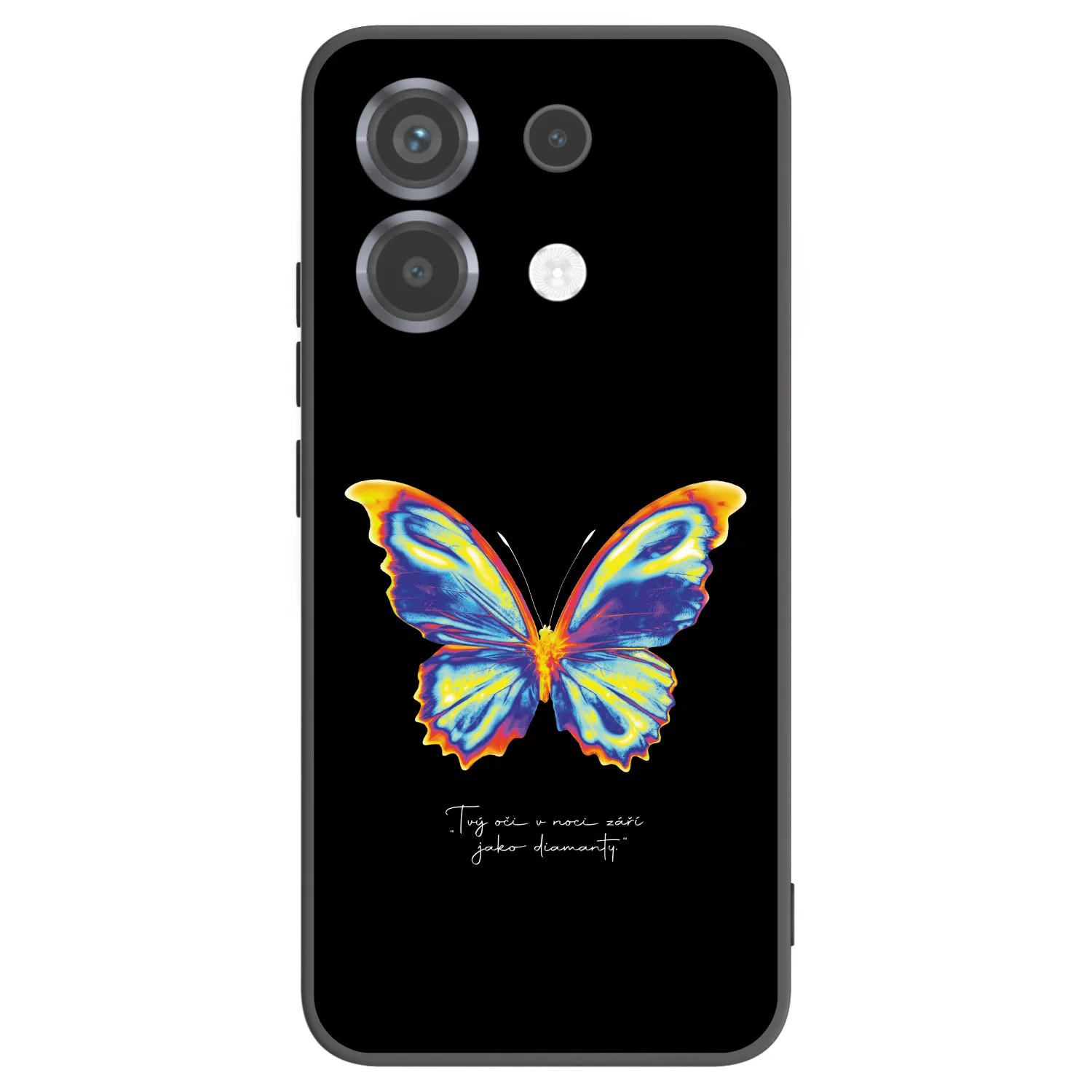 Picasee Μαύρη θήκη σιλικόνης για Xiaomi Poco X6 - Diamanty Black