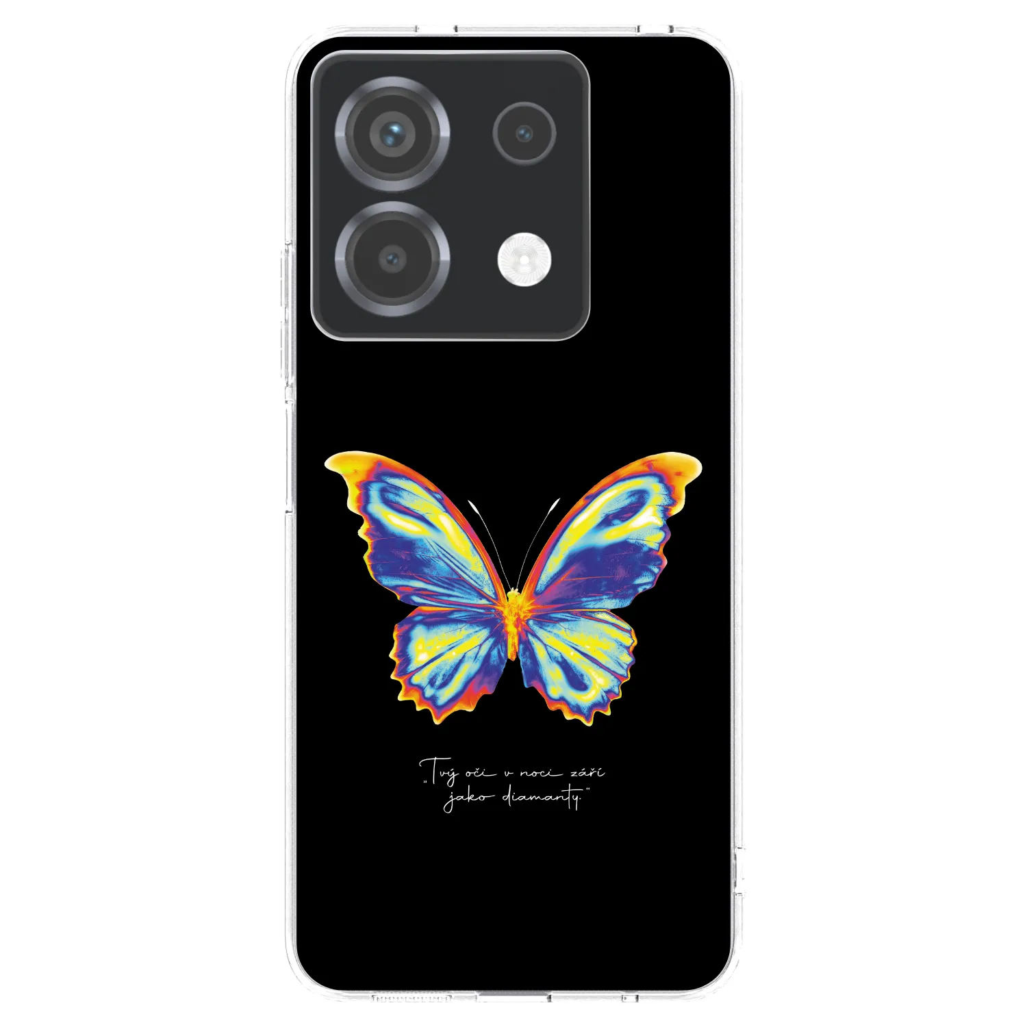 Picasee διαφανής θήκη σιλικόνης Xiaomi Poco X6 - Diamanty Black