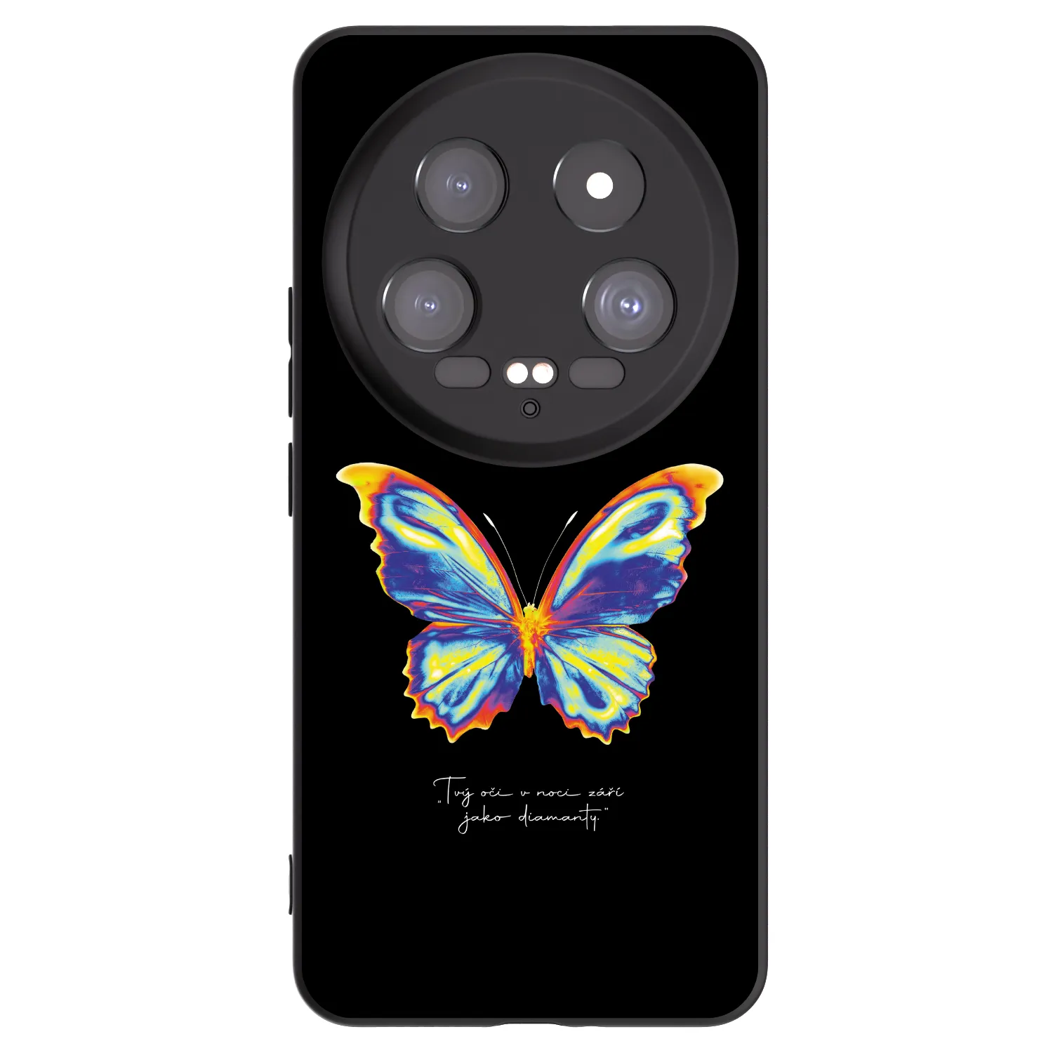 Picasee Μαύρη θήκη σιλικόνης για Xiaomi 14 Ultra - Diamanty Black