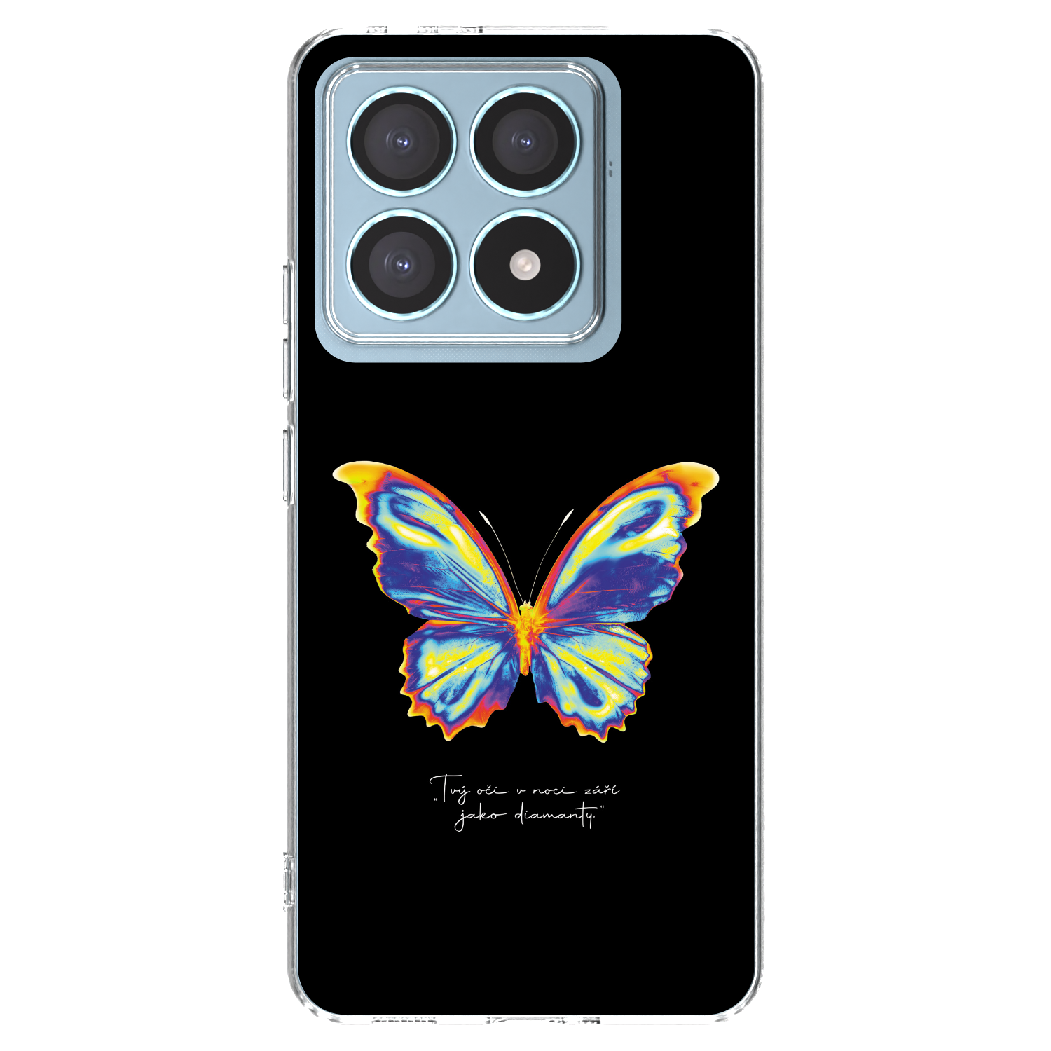 Picasee διαφανής θήκη σιλικόνης Xiaomi 14T Pro - Diamanty Black