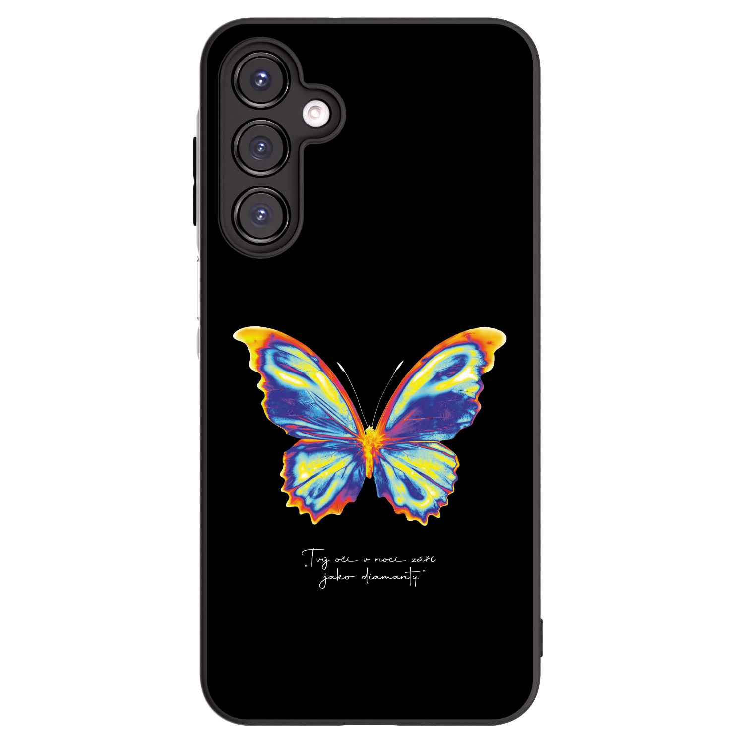Picasee Μαύρη θήκη σιλικόνης για Samsung Galaxy A16 5G - Diamanty Black