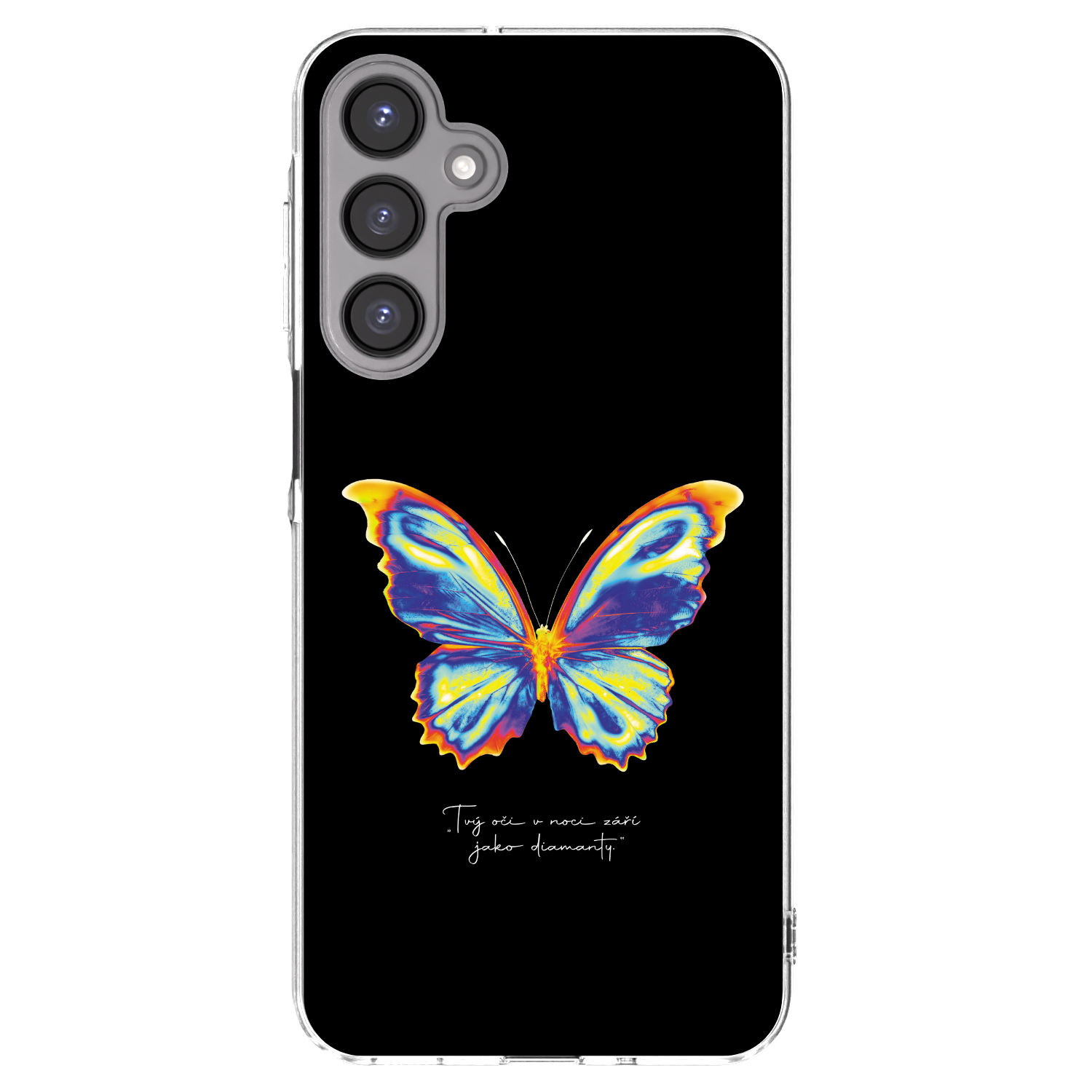 Picasee διαφανής θήκη σιλικόνης Samsung Galaxy A16 5G - Diamanty Black