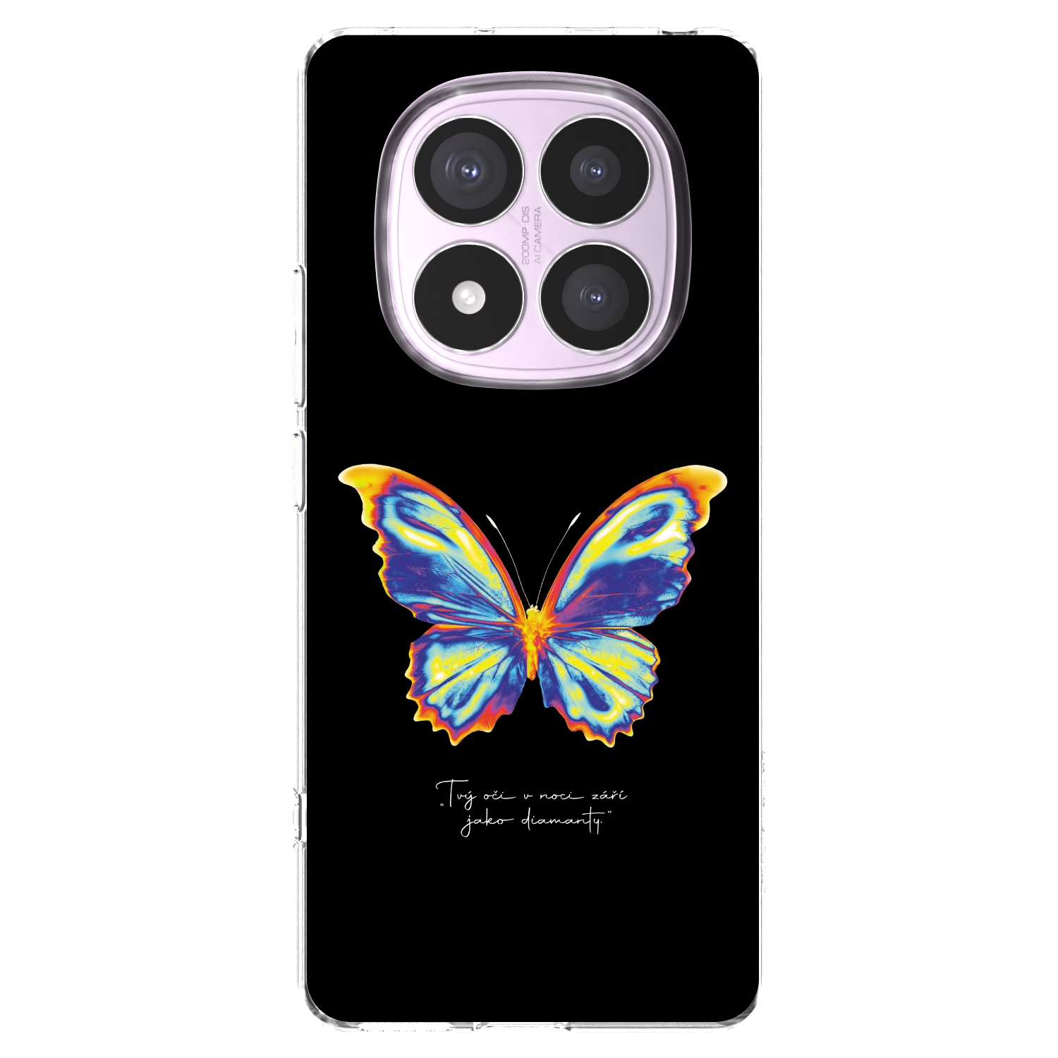 Picasee διαφανής θήκη σιλικόνης Xiaomi Redmi Note 14 Pro 4G - Diamanty Black