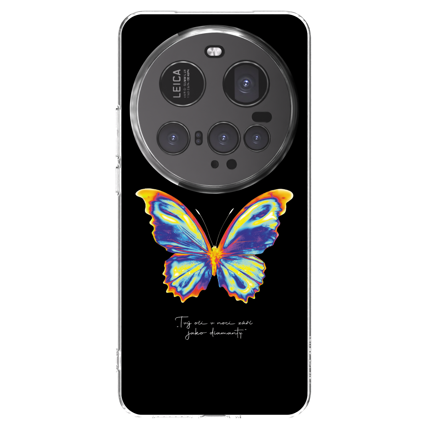 Picasee διαφανής θήκη σιλικόνης Xiaomi 15 Ultra - Diamanty Black