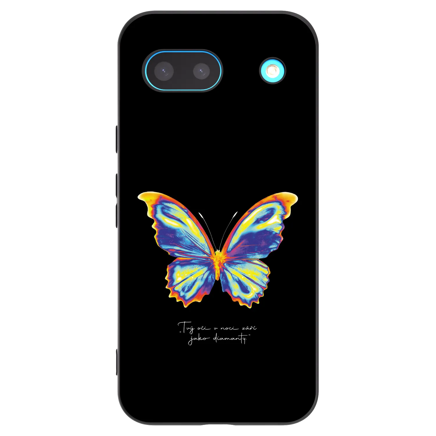 Picasee Μαύρη θήκη σιλικόνης για Google Pixel 8a - Diamanty Black
