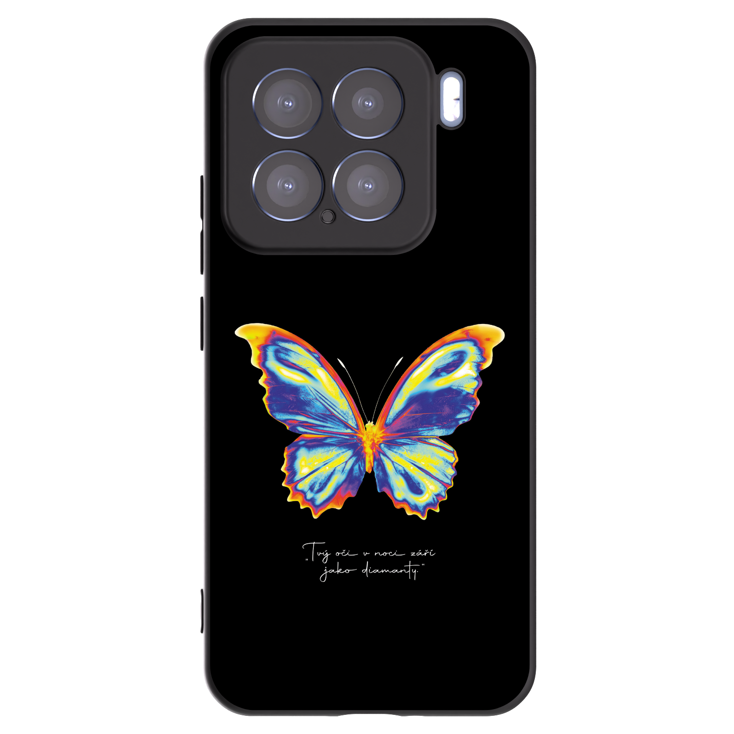 Picasee Μαύρη θήκη σιλικόνης για Xiaomi 15 - Diamanty Black