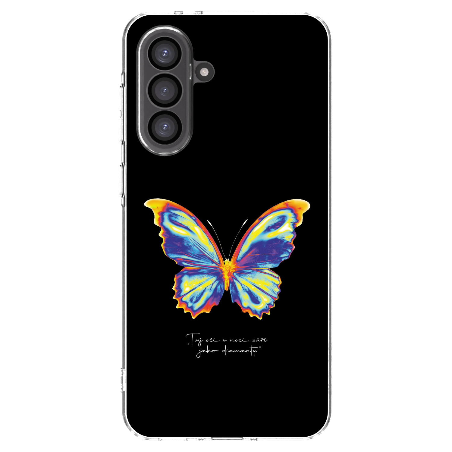 Picasee διαφανής θήκη σιλικόνης Samsung Galaxy A36 5G - Diamanty Black