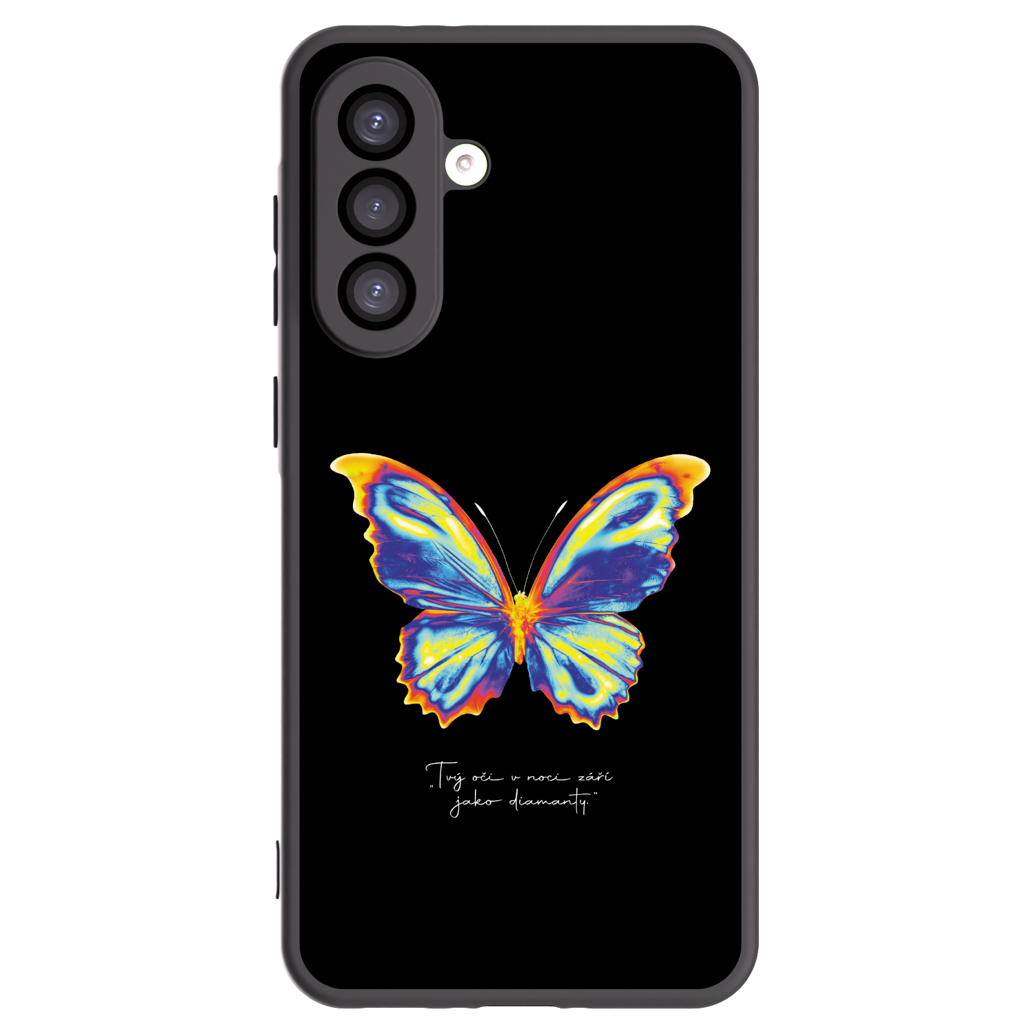 Picasee Μαύρη θήκη σιλικόνης για Samsung Galaxy A26 5G A266B - Diamanty Black